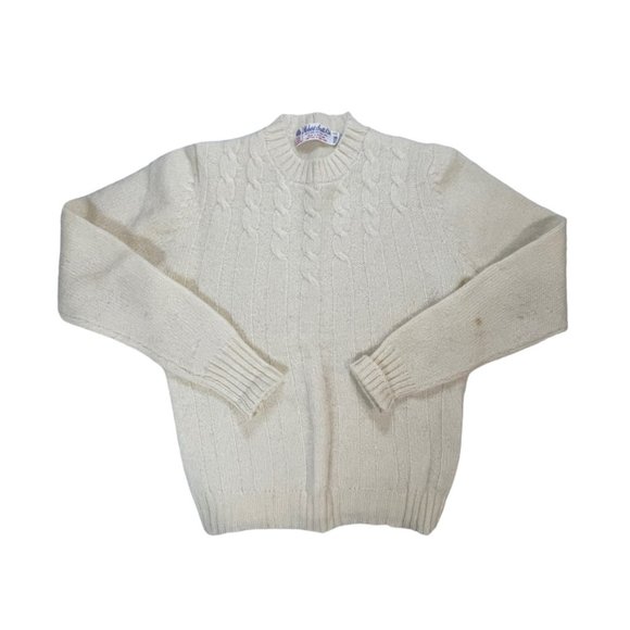 Vintage Robert Scott Ltd. pure Shetland wool sweater women's medium fit - Picture 1 of 3